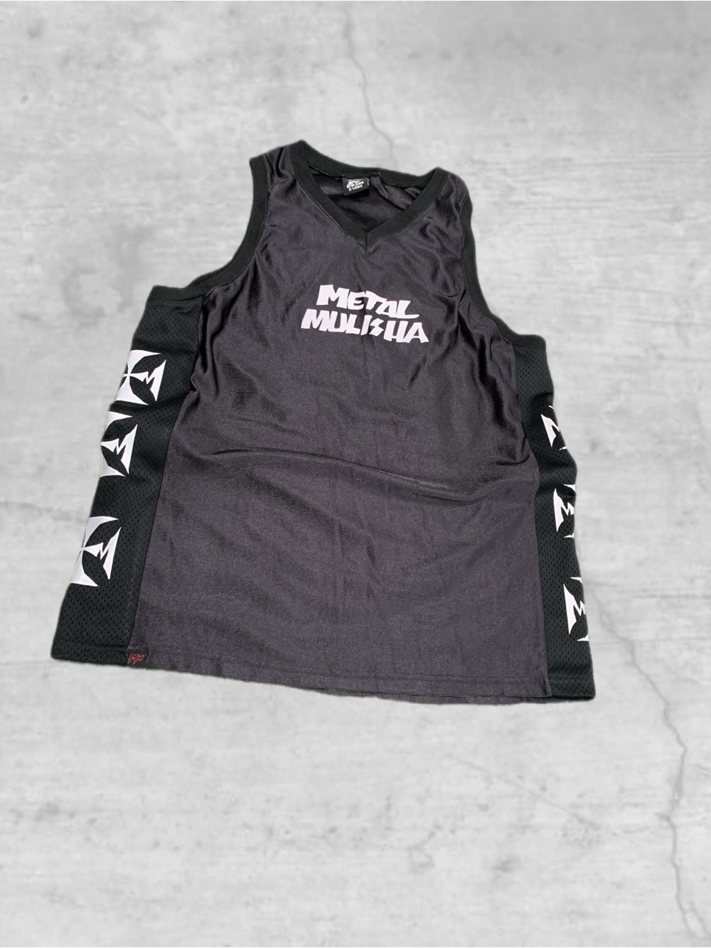 Vintage Y2K METAL MULISHA "Jock Dazzle" Basketball Jersey Tank Top,MADE IN USA